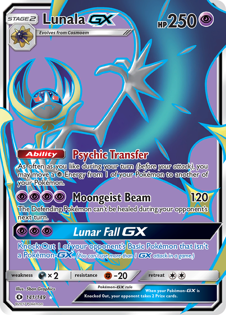 Lunala GX (141/149) [Sun & Moon: Base Set] | Gamers Paradise