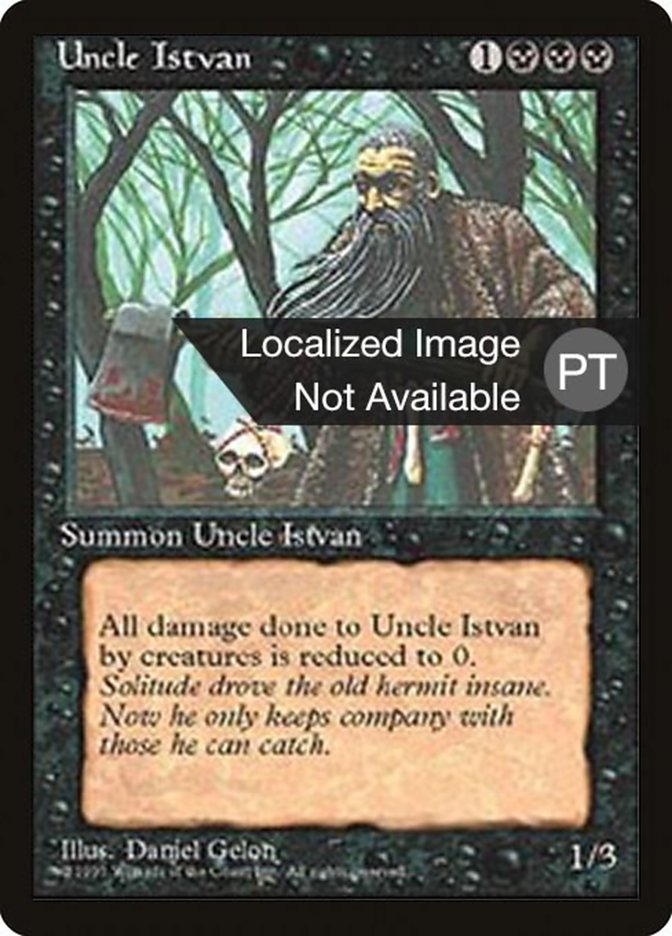 Uncle Istvan [Fourth Edition (Foreign Black Border)] | Gamers Paradise