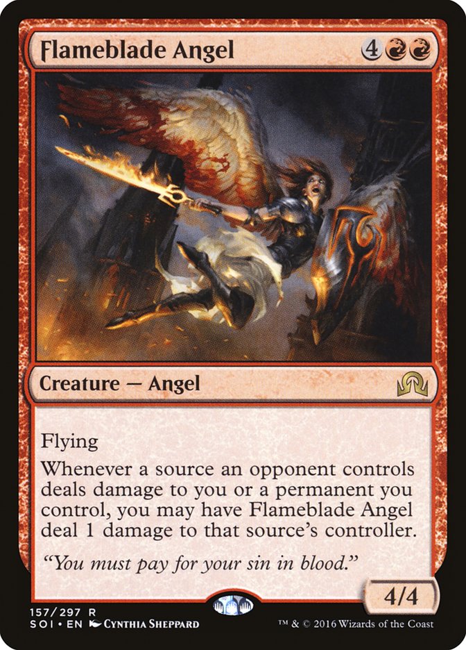 Flameblade Angel [Shadows over Innistrad] | Gamers Paradise