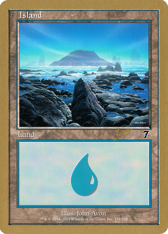 Island (rl334) (Raphael Levy) [World Championship Decks 2002] | Gamers Paradise