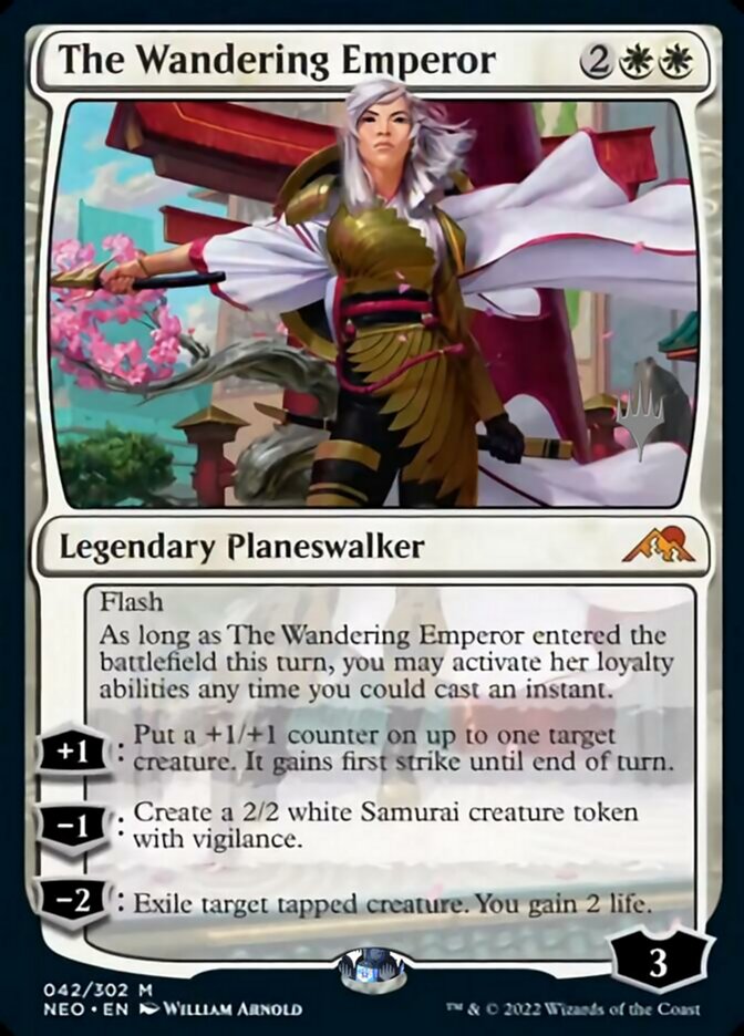 The Wandering Emperor (Promo Pack) [Kamigawa: Neon Dynasty Promos] | Gamers Paradise