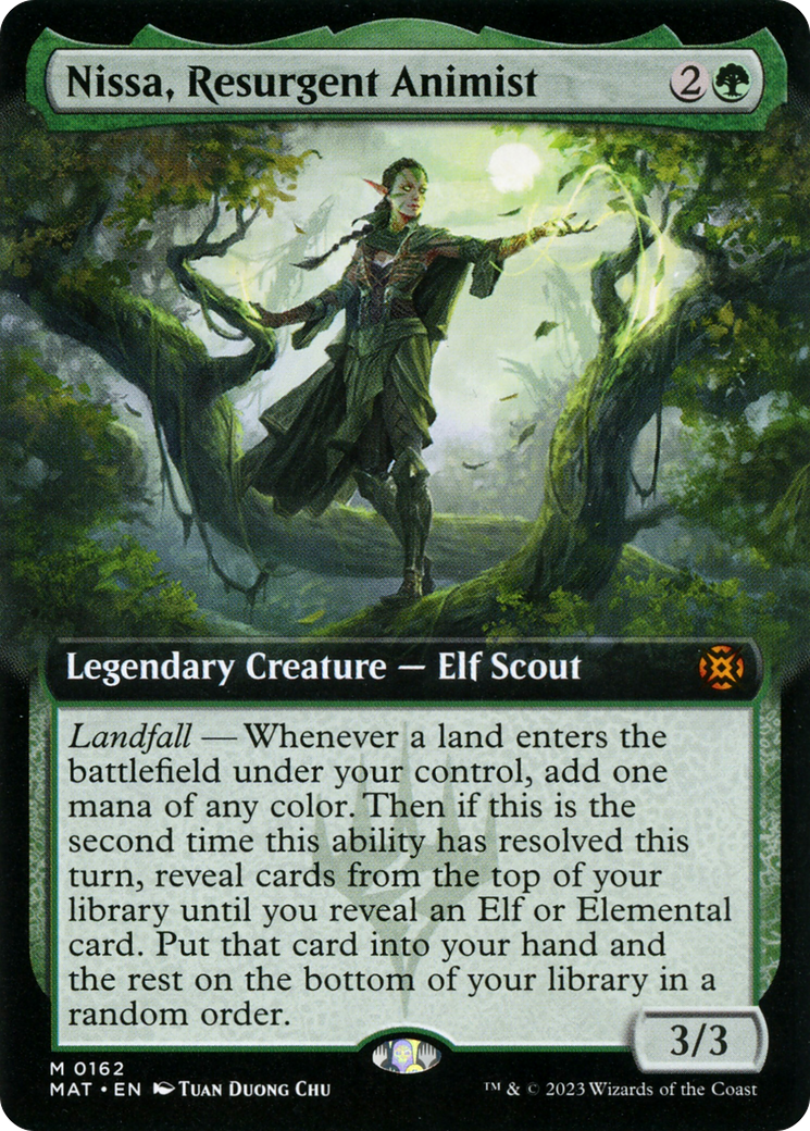 Nissa, Resurgent Animist (Extended Art) [March of the Machine: The Aftermath] | Gamers Paradise