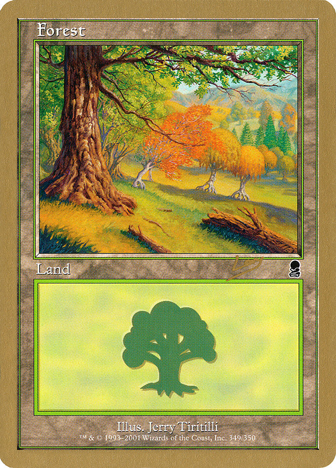Forest (349) (Raphael Levy) [World Championship Decks 2002] | Gamers Paradise