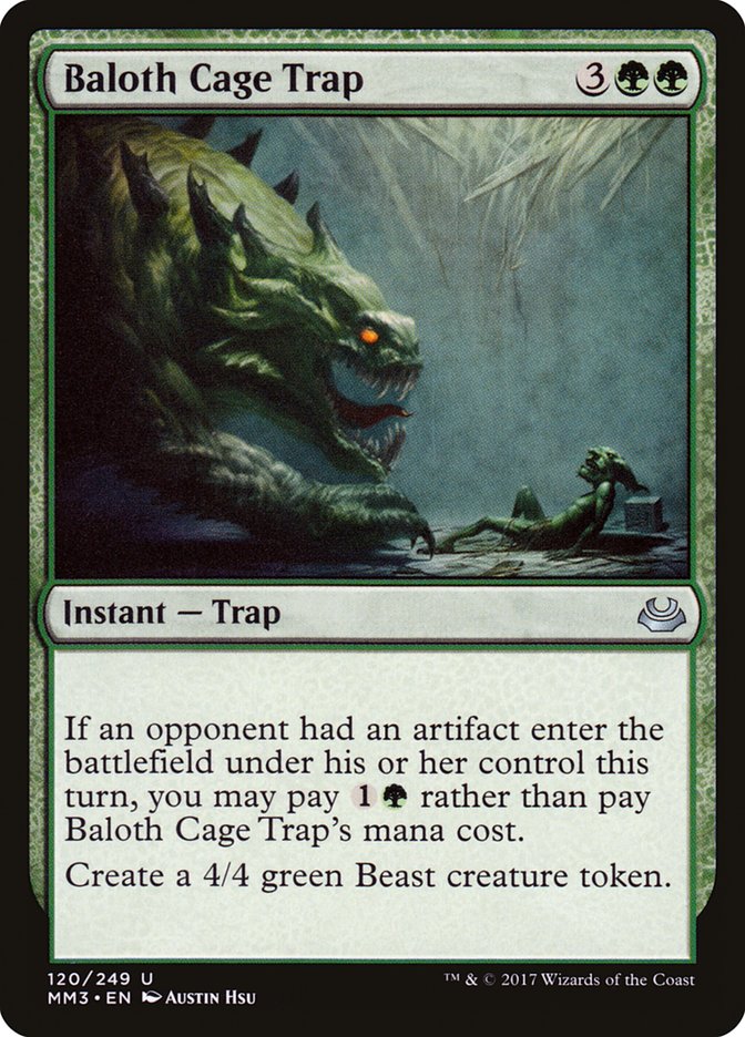 Baloth Cage Trap [Modern Masters 2017] | Gamers Paradise