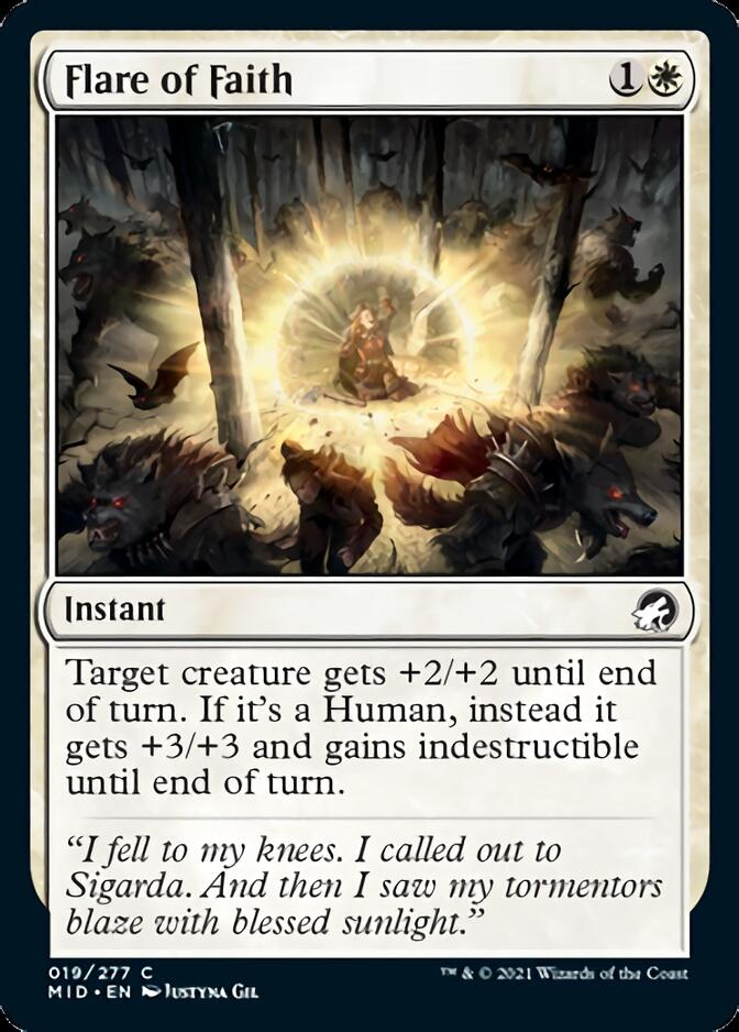 Flare of Faith [Innistrad: Midnight Hunt] | Gamers Paradise