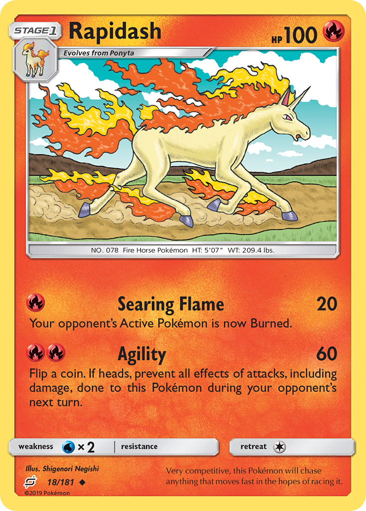 Rapidash (18/181) [Sun & Moon: Team Up] | Gamers Paradise