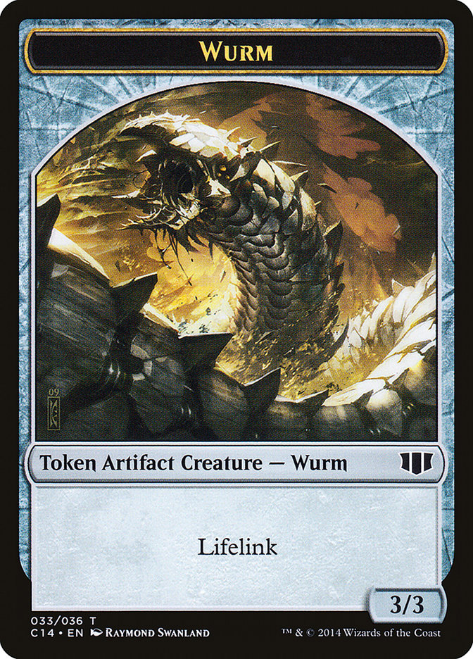 Wurm (033/036) // Goat Double-Sided Token [Commander 2014 Tokens] | Gamers Paradise