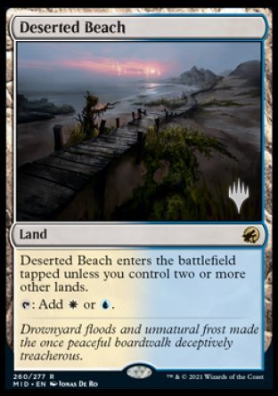 Deserted Beach (Promo Pack) [Innistrad: Midnight Hunt Promos] | Gamers Paradise