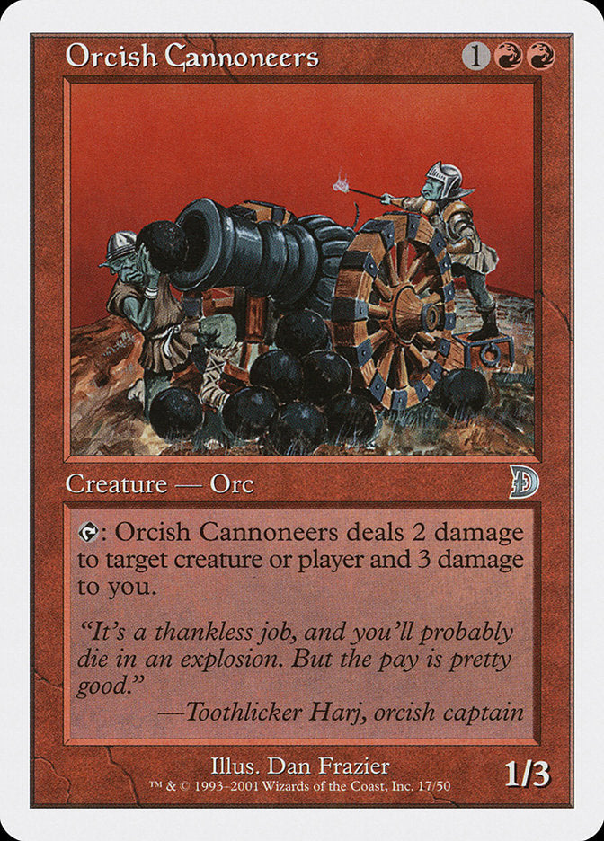 Orcish Cannoneers [Deckmasters] | Gamers Paradise