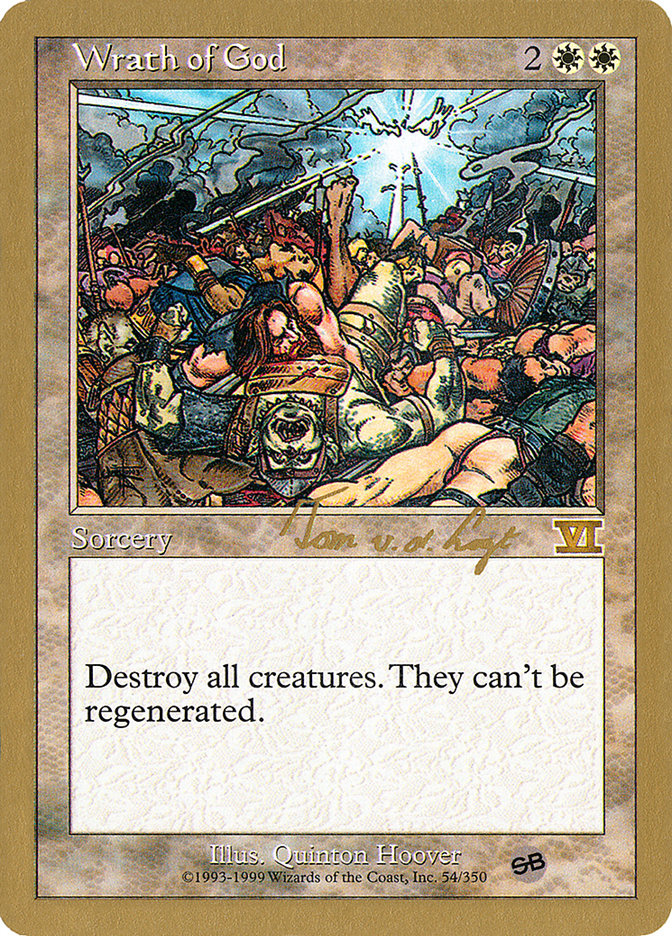 Wrath of God (Tom van de Logt) (SB) [World Championship Decks 2000] | Gamers Paradise