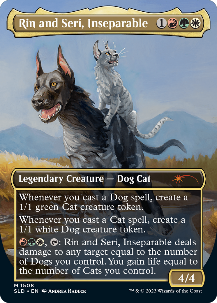 Rin and Seri, Inseparable (1508) // Rin and Seri, Inseparable [Secret Lair Commander Deck: Raining Cats and Dogs] | Gamers Paradise