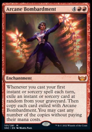 Arcane Bombardment (Promo Pack) [Streets of New Capenna Promos] | Gamers Paradise