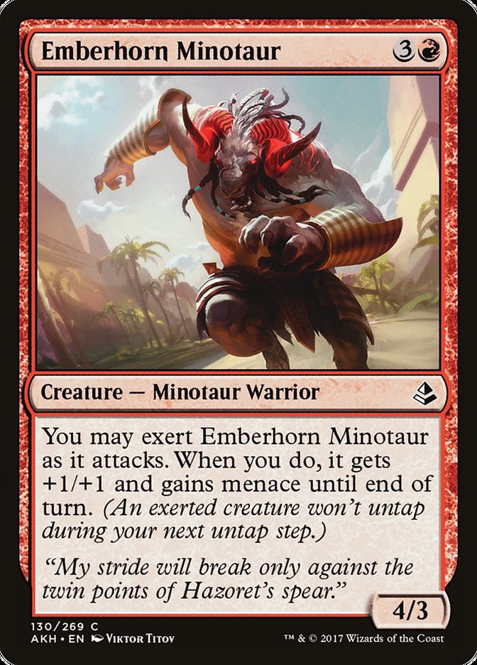 Emberhorn Minotaur [Amonkhet] | Gamers Paradise