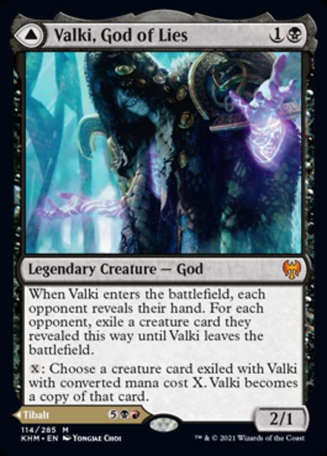 Valki, God of Lies // Tibalt, Cosmic Impostor [Kaldheim] | Gamers Paradise