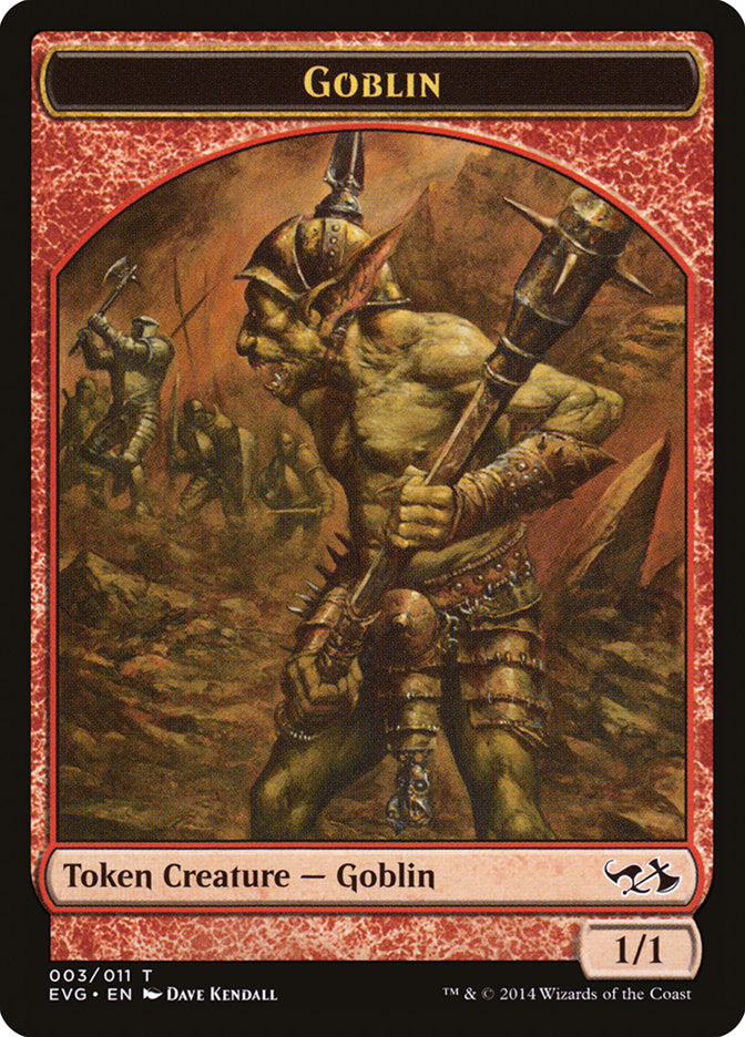 Goblin Token (Elves vs. Goblins) [Duel Decks Anthology Tokens] | Gamers Paradise