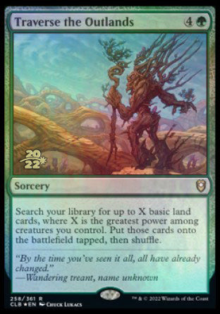 Traverse the Outlands [Commander Legends: Battle for Baldur's Gate Prerelease Promos] | Gamers Paradise