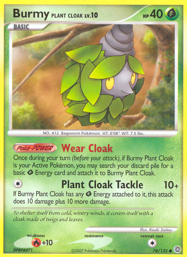 Burmy Plant Cloak (78/132) [Diamond & Pearl: Secret Wonders] | Gamers Paradise