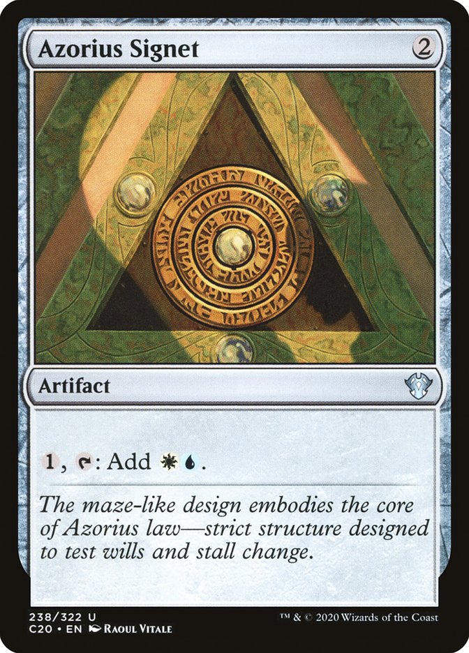 Azorius Signet [Commander 2020] | Gamers Paradise