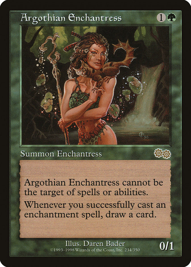 Argothian Enchantress [Urza's Saga] | Gamers Paradise