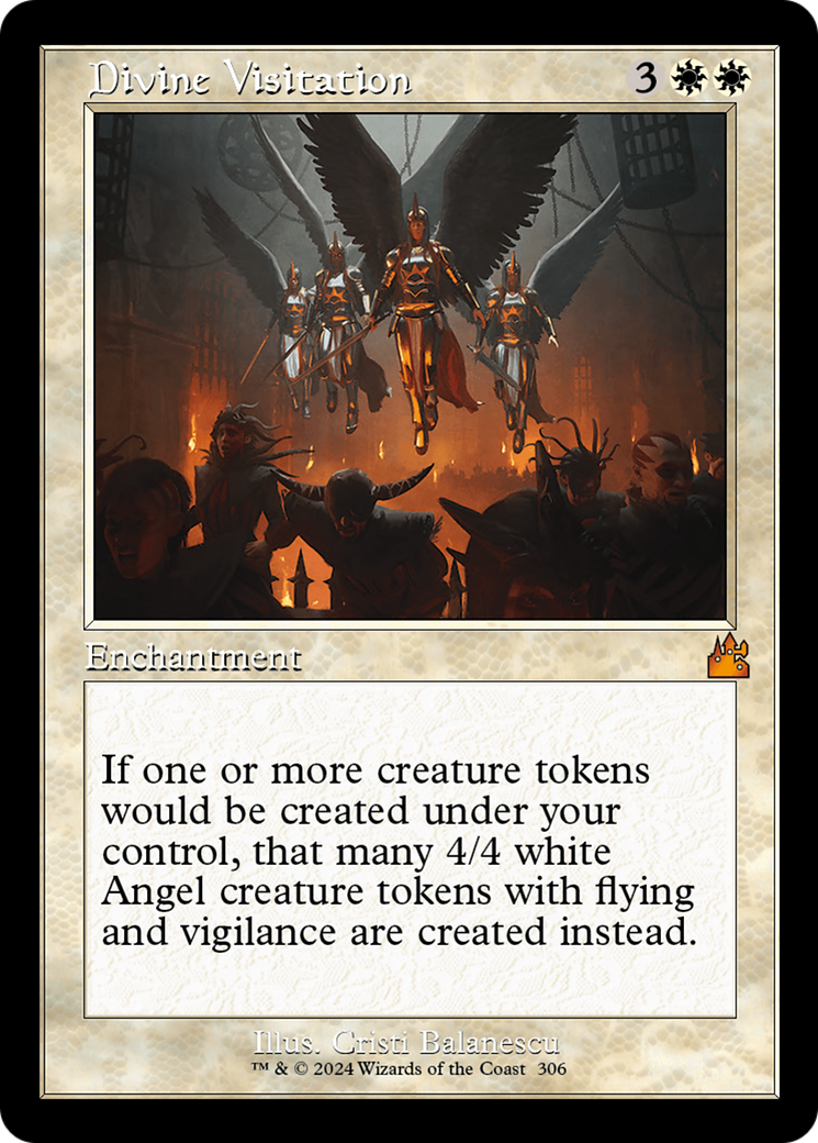 Divine Visitation (Retro Frame) [Ravnica Remastered] | Gamers Paradise