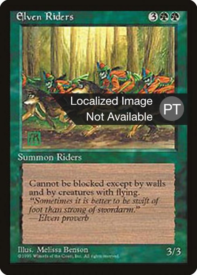 Elven Riders [Fourth Edition (Foreign Black Border)] | Gamers Paradise