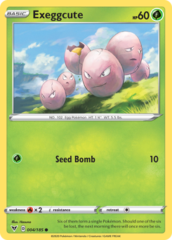 Exeggcute (004/185) [Sword & Shield: Vivid Voltage] | Gamers Paradise