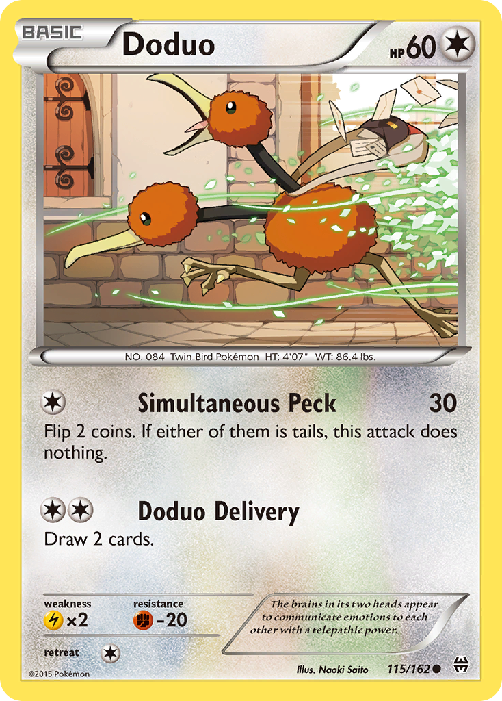 Doduo (115/162) [XY: BREAKthrough] | Gamers Paradise