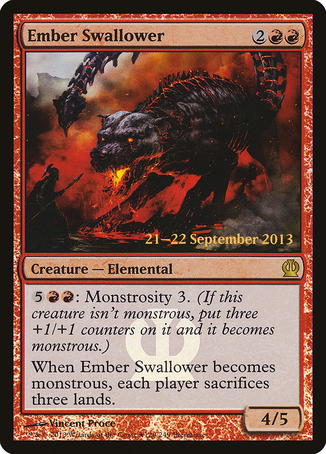Ember Swallower [Theros Prerelease Promos] | Gamers Paradise