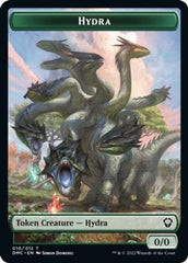 Snake // Hydra Double-Sided Token [Dominaria United Commander Tokens] | Gamers Paradise