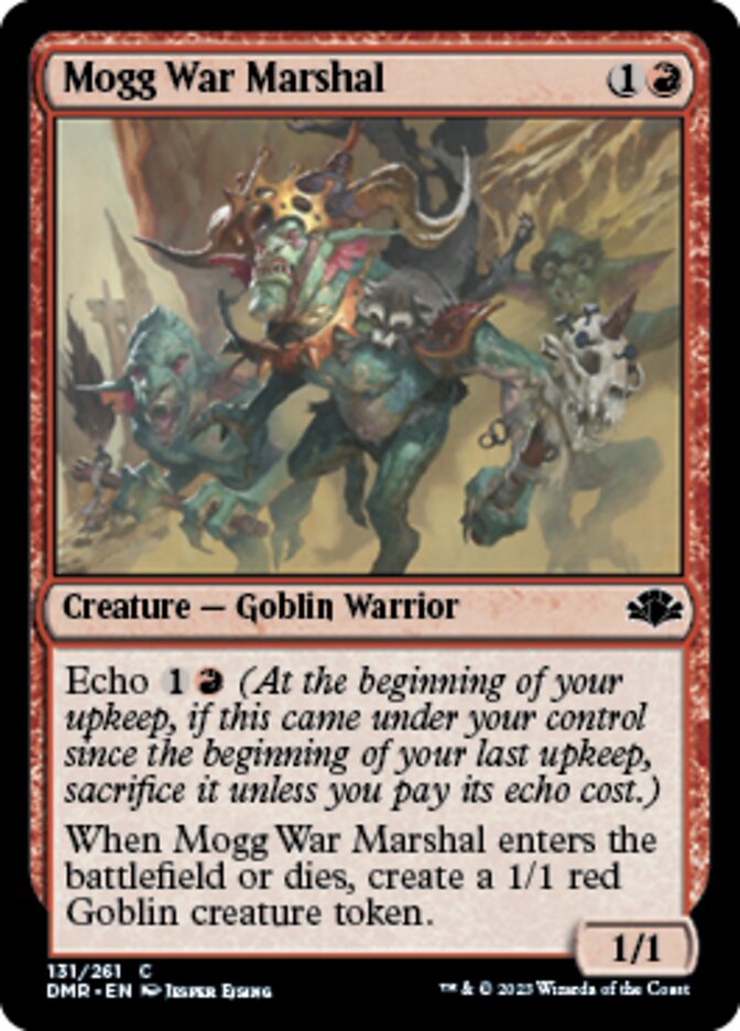 Mogg War Marshal [Dominaria Remastered] | Gamers Paradise