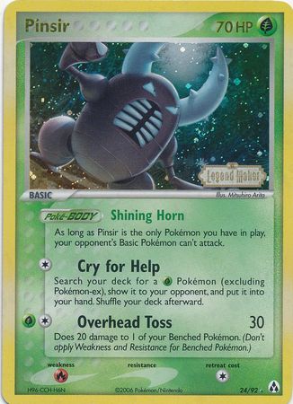 Pinsir (24/92) (Stamped) [EX: Legend Maker] | Gamers Paradise