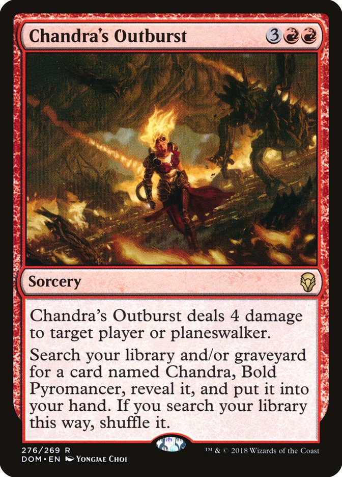 Chandra's Outburst [Dominaria] | Gamers Paradise