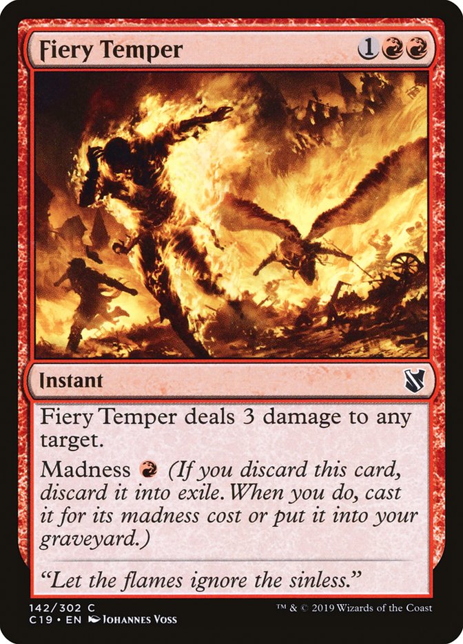Fiery Temper [Commander 2019] | Gamers Paradise