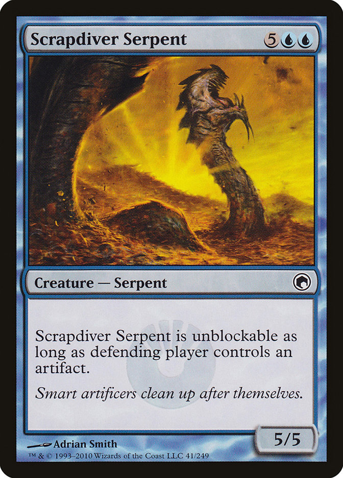 Scrapdiver Serpent [Scars of Mirrodin] | Gamers Paradise
