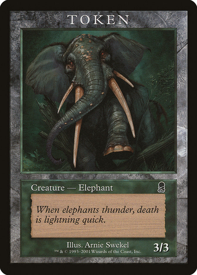 Elephant Token [Magic Player Rewards 2002] | Gamers Paradise