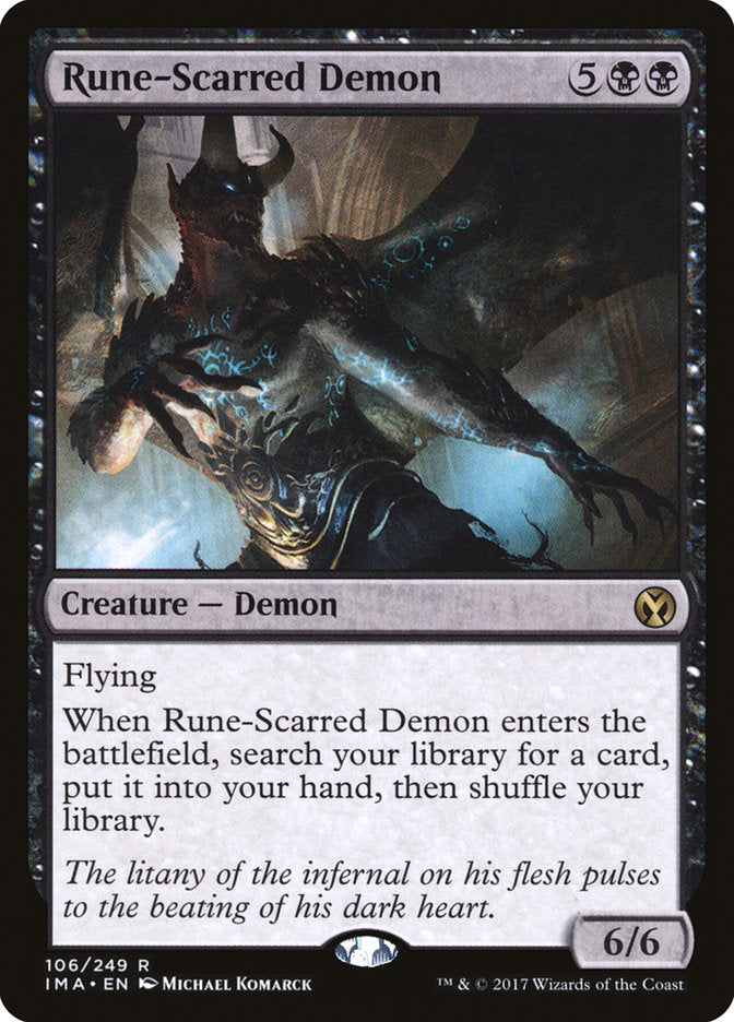 Rune-Scarred Demon [Iconic Masters] | Gamers Paradise