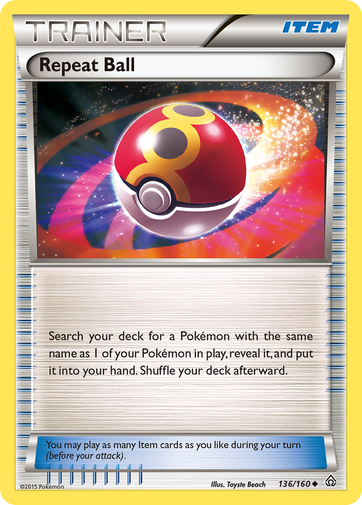 Repeat Ball (136/160) [XY: Primal Clash] | Gamers Paradise