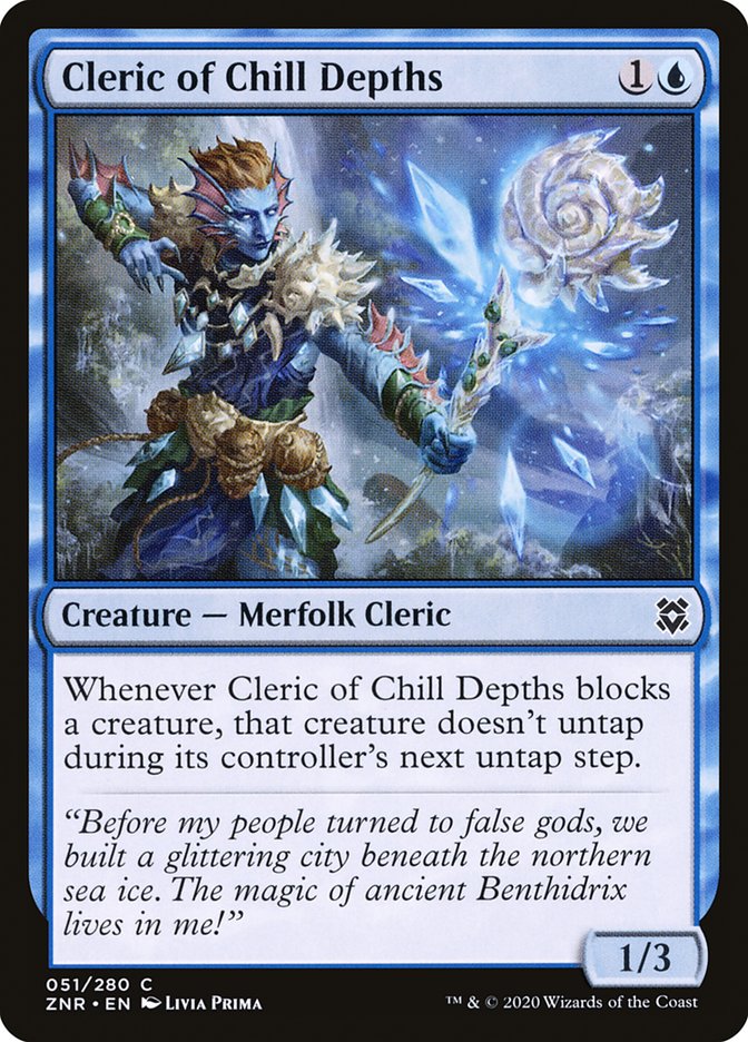 Cleric of Chill Depths [Zendikar Rising] | Gamers Paradise