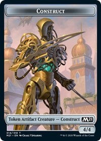 Construct // Soldier Double-Sided Token [Core Set 2021 Tokens] | Gamers Paradise