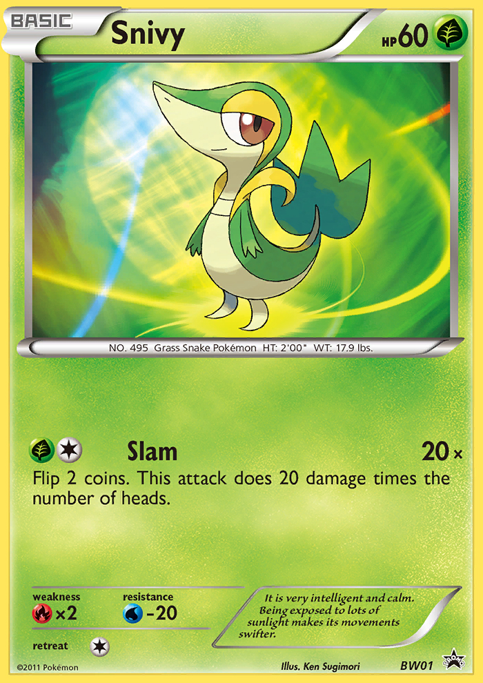 Snivy (BW01) [Black & White: Black Star Promos] | Gamers Paradise