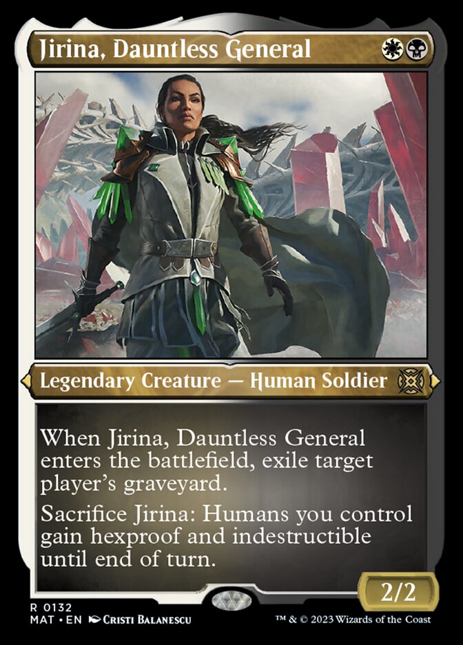 Jirina, Dauntless General (Foil Etched) [March of the Machine: The Aftermath] | Gamers Paradise