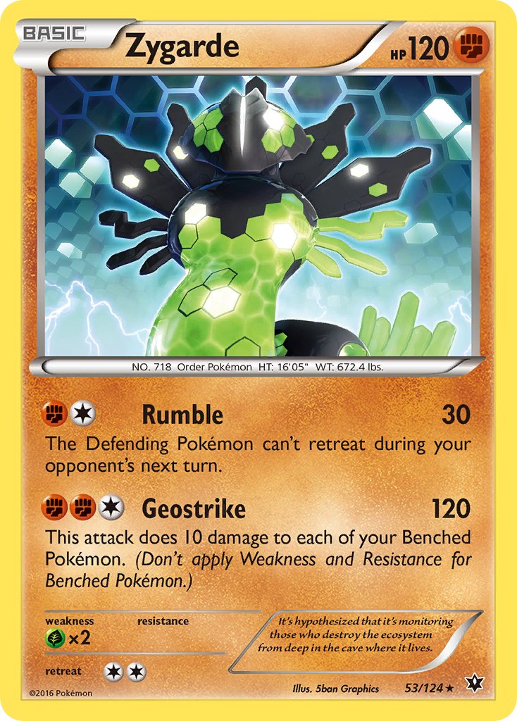 Zygarde (53/124) (Theme Deck Exclusive) [XY: Fates Collide] | Gamers Paradise