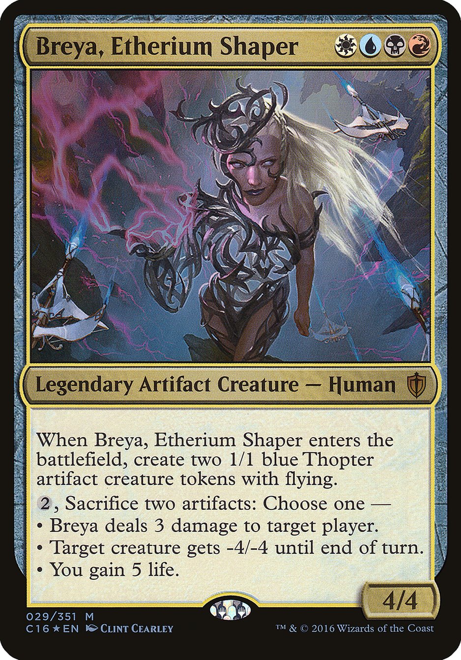 Breya, Etherium Shaper (Oversized) [Commander 2016 Oversized] | Gamers Paradise