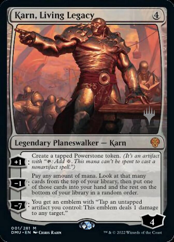 Karn, Living Legacy (Promo Pack) [Dominaria United Promos] | Gamers Paradise