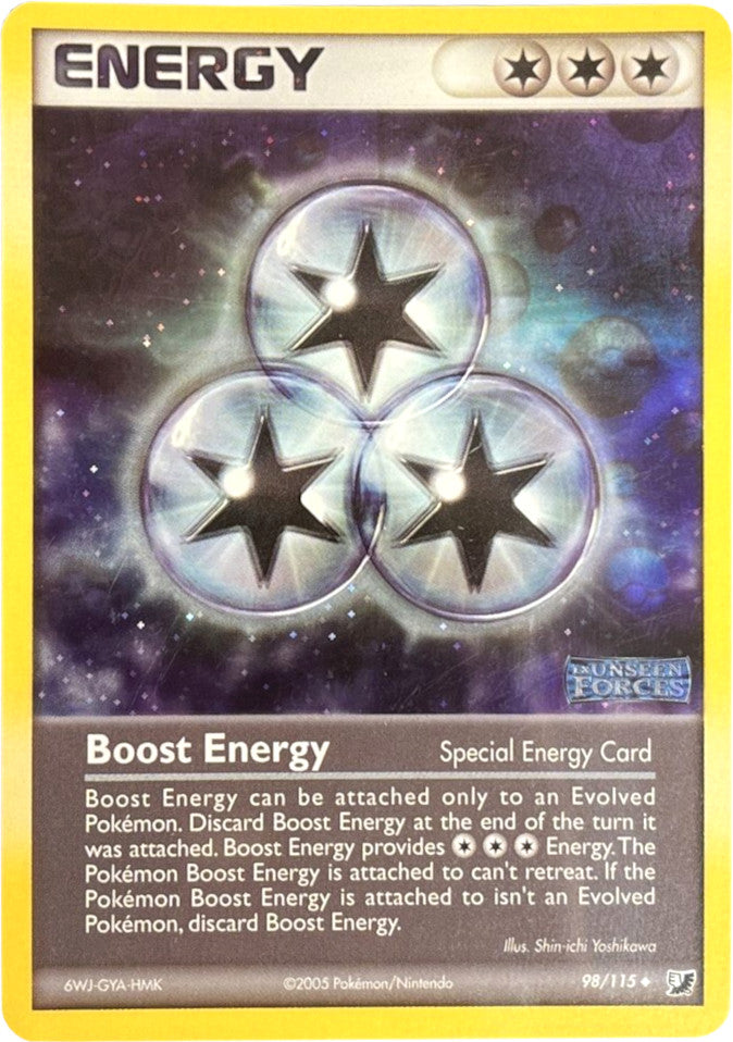 Boost Energy (98/115) (Stamped) [EX: Unseen Forces] | Gamers Paradise