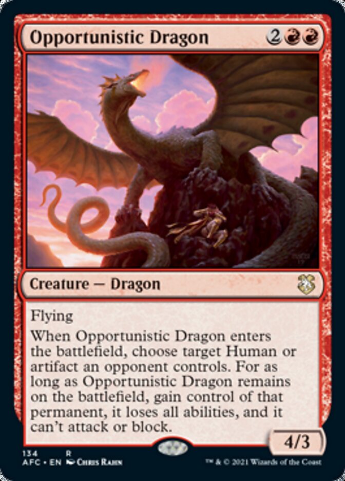 Opportunistic Dragon [Dungeons & Dragons: Adventures in the Forgotten Realms Commander] | Gamers Paradise