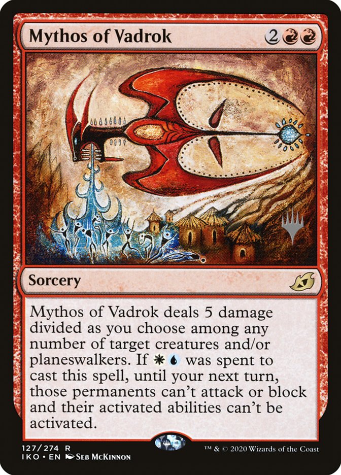 Mythos of Vadrok (Promo Pack) [Ikoria: Lair of Behemoths Promos] | Gamers Paradise