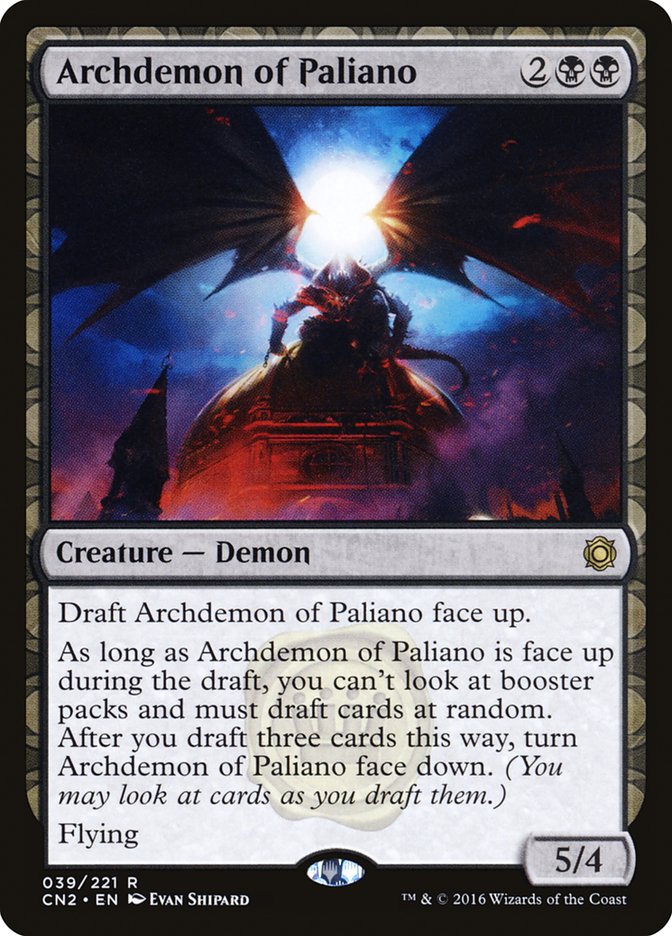 Archdemon of Paliano [Conspiracy: Take the Crown] | Gamers Paradise