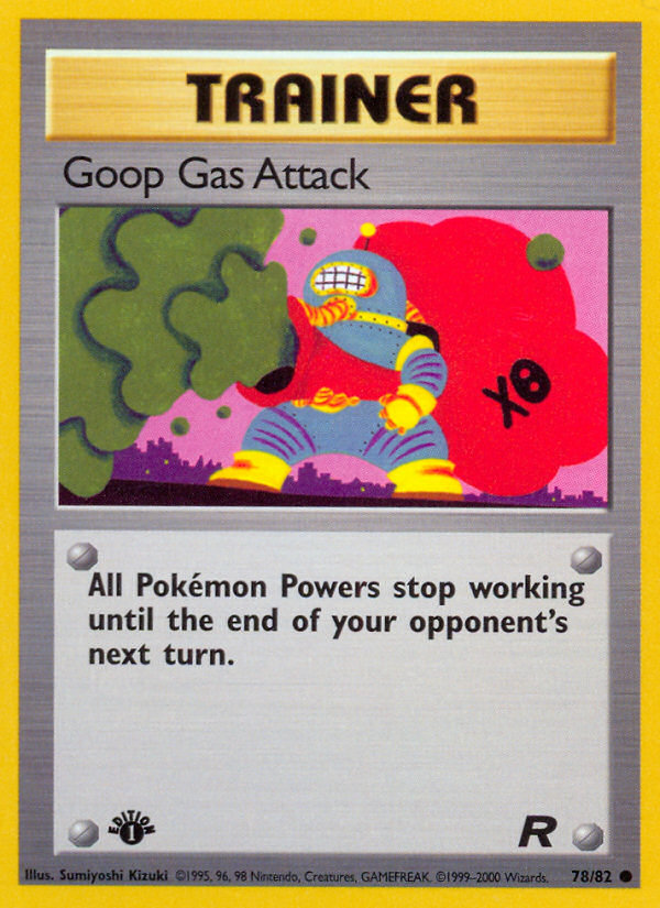 Goop Gas Attack (78/82) [Team Rocket 1st Edition] | Gamers Paradise
