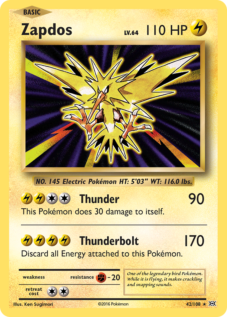 Zapdos (42/108) [XY: Evolutions] | Gamers Paradise
